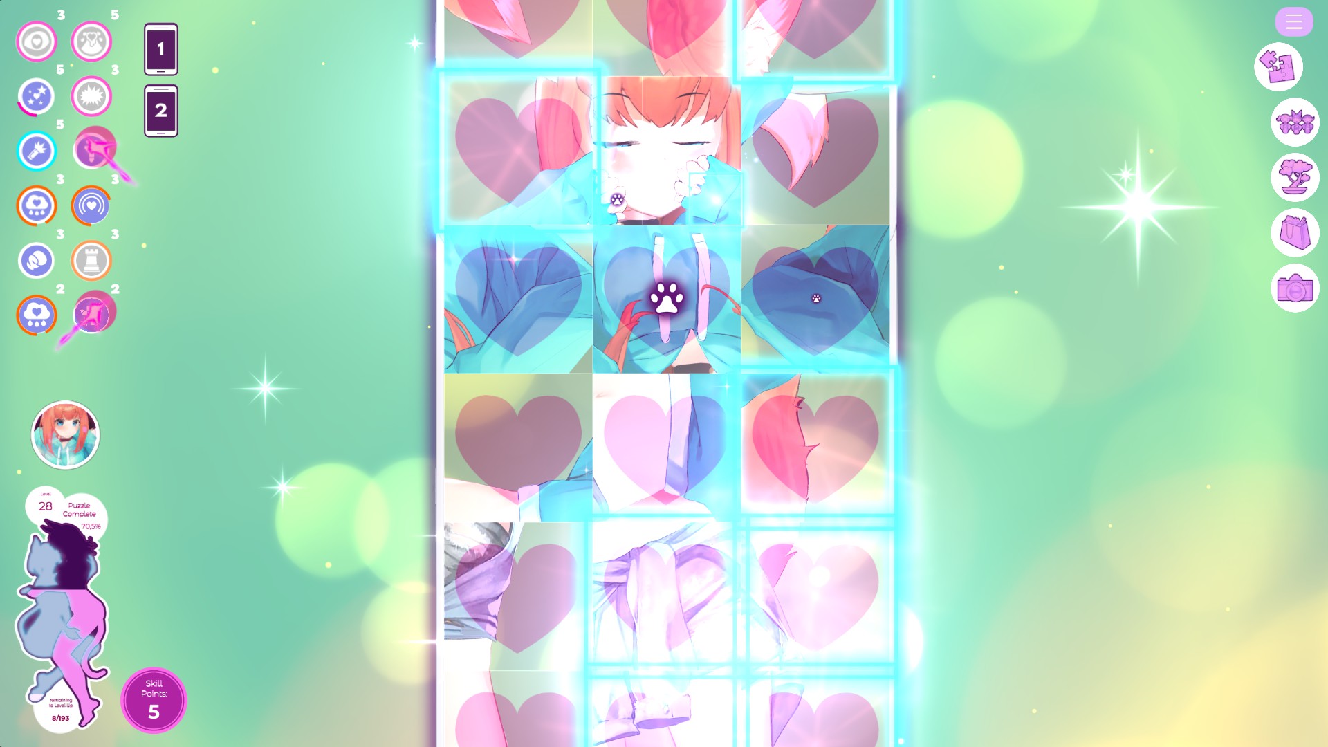 Mosaique Neko Waifus screenshot