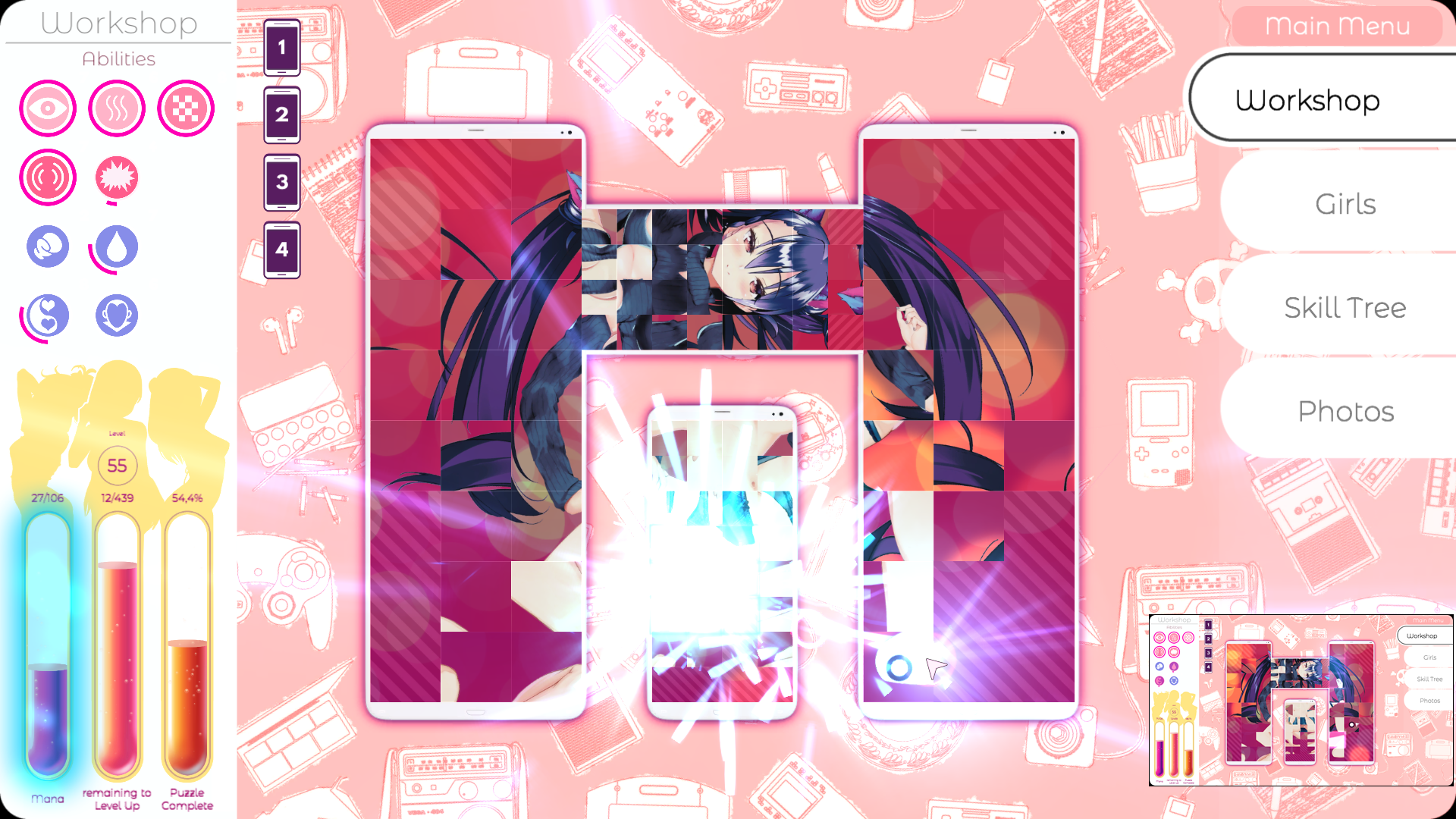 Mosaique Neko Waifus screenshot